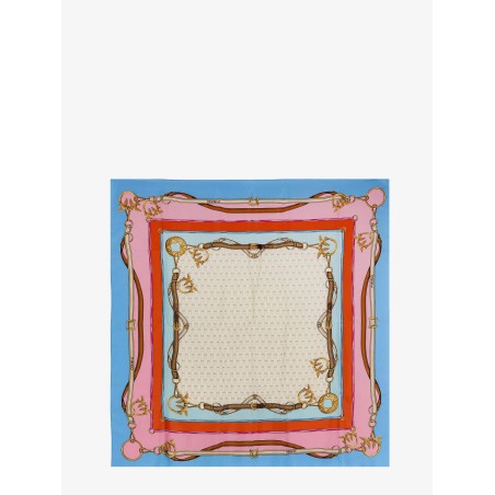 Limbo silk and viscose blend foulard with multicolor print