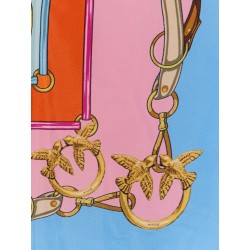 Limbo silk and viscose blend foulard with multicolor print