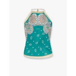 Viscose and silk blend Synchro top