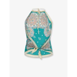 Viscose and silk blend Synchro top