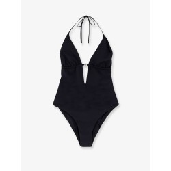 Nylon one-piece swimsuit