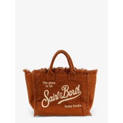 Vanity linen shoulder bag