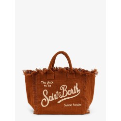 Vanity linen shoulder bag