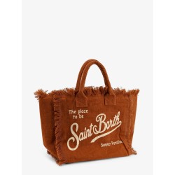 Vanity linen shoulder bag