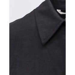 Arigliano viscose and linen chemisier dress