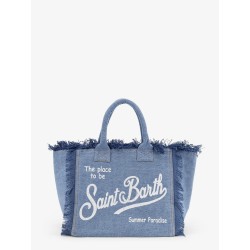 Vanity denim shoulder bag