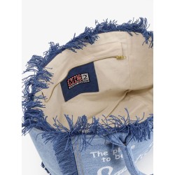 Vanity denim shoulder bag