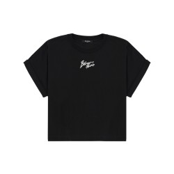 CROPPED T-SHIRT WITH LOGO