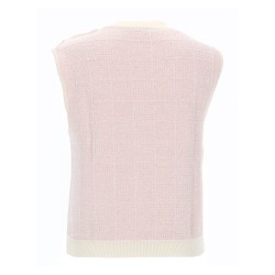 SLEEVELESS TOP WITH JEWEL BUTTONS