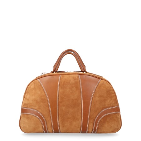 SUEDE DUFFLE BAG