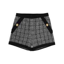 COTTON TWEED SHORTS