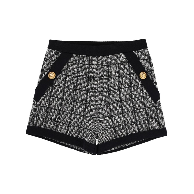 COTTON TWEED SHORTS