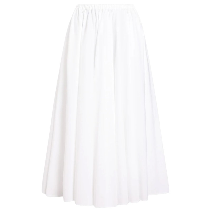 COTTON MIDI SKIRT