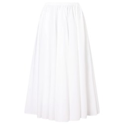 COTTON MIDI SKIRT
