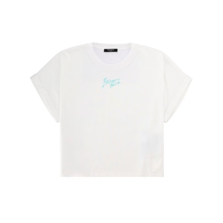 CROPPED T-SHIRT WITH LOGO