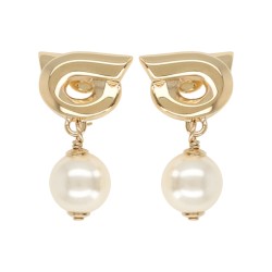 "HOOK" EARRINGS WITH PEARLS
