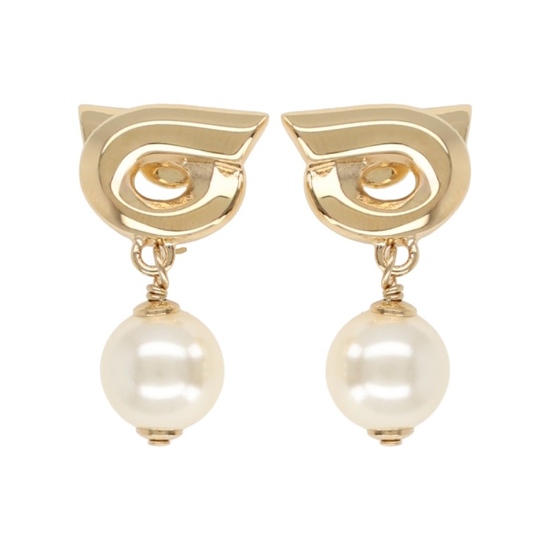 "HOOK" EARRINGS WITH PEARLS