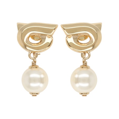 "HOOK" EARRINGS WITH PEARLS
