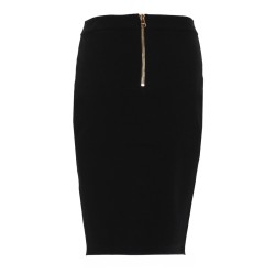 MIDI SKIRT WITH JEWEL BUTTONS