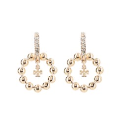 "KIRA" EARRINGS WITH PEARLS AND RHINESTONES