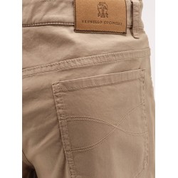 Stretch cotton trousers