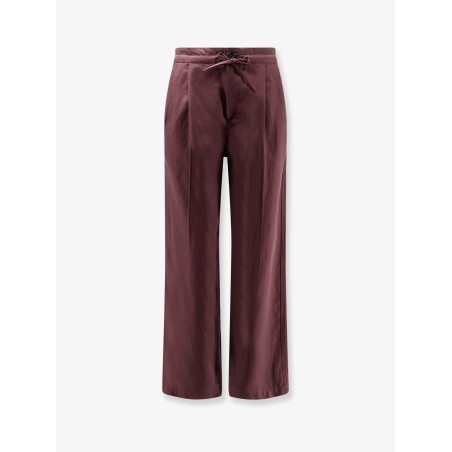 Cotton and linen trousers