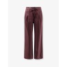 Cotton and linen trousers