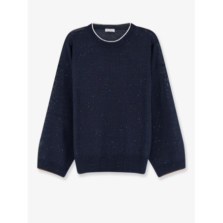 Linen and cotton sweater