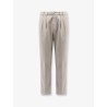 Stretch canvas trousers