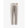 Stretch canvas trousers