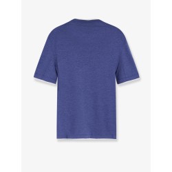 Silk and cotton blend T-shirt