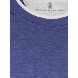 Silk and cotton blend T-shirt
