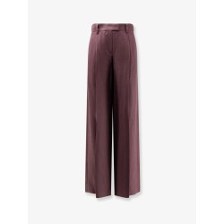 Viscose and linen trousers