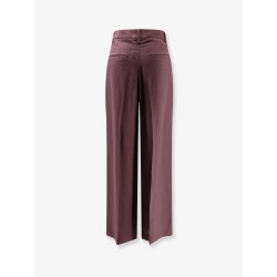 Viscose and linen trousers