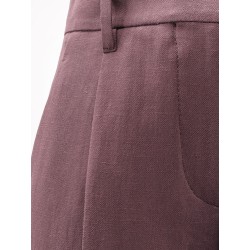 Viscose and linen trousers