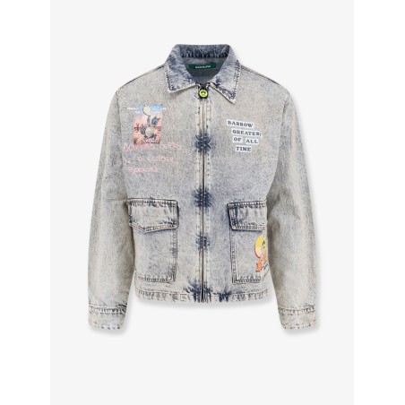 Denim jacket with front print