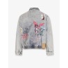 Denim jacket with front print