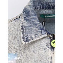 Denim jacket with front print