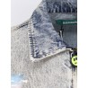 Denim jacket with front print