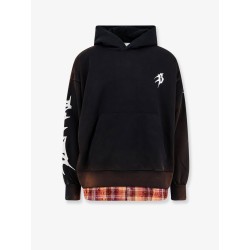 Cotton sweatshirt with logo on the front