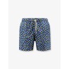 Nylon swim shorts with Shark Trouble print