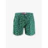 Nylon swim trunks with all-over Tonic Water print