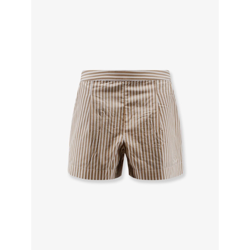 Amani cotton Bermuda shorts with striped pattern