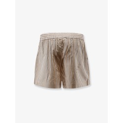 Amani cotton Bermuda shorts with striped pattern