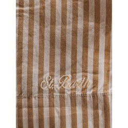 Amani cotton Bermuda shorts with striped pattern