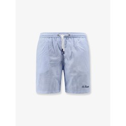 Nylon blend Swim boxer shorts in with micro pattern