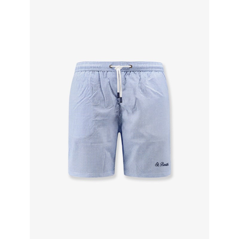 Nylon blend Swim boxer shorts in with micro pattern