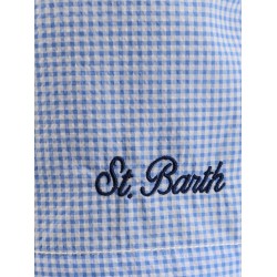 Nylon blend Swim boxer shorts in with micro pattern