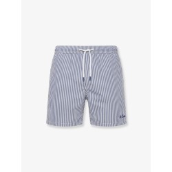 Patmos swim trunks with striped motif