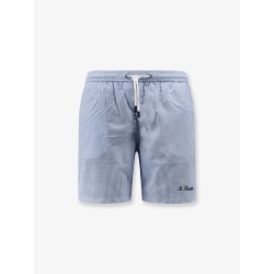 Nylon swim shorts with micro pattern